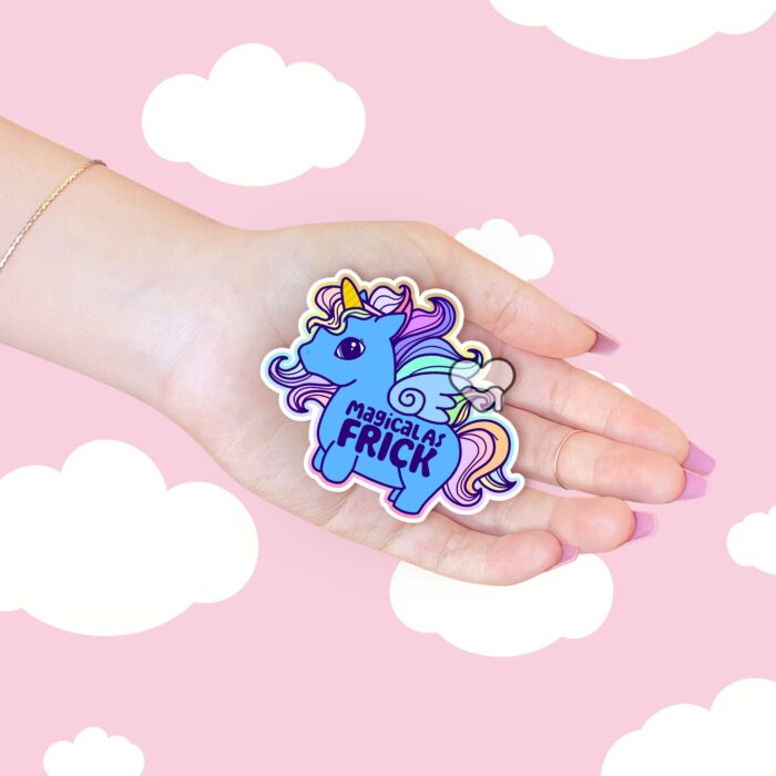 Magical As Frick Unicorn Rainbow Sticker