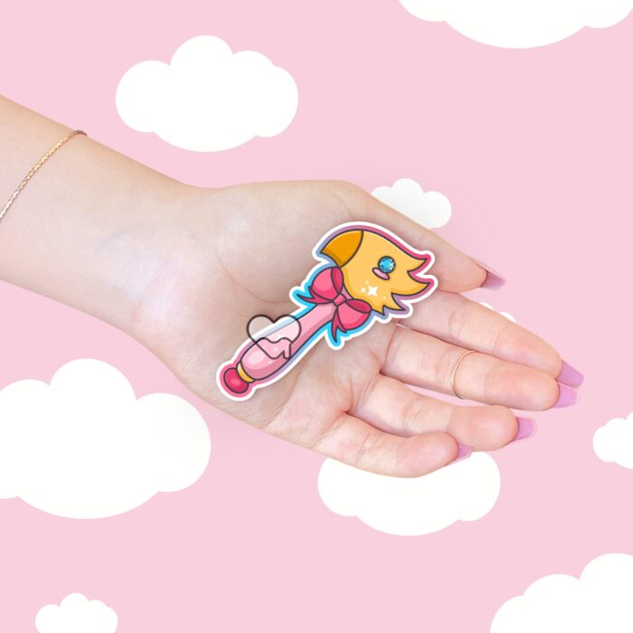Magical Avian Wand Sticker