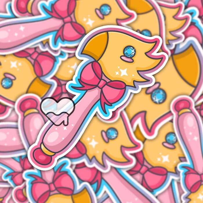 Magical Avian Wand Sticker