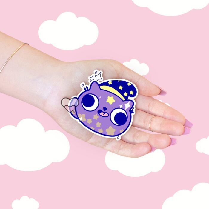 Magical Derpy Kitty Sticker