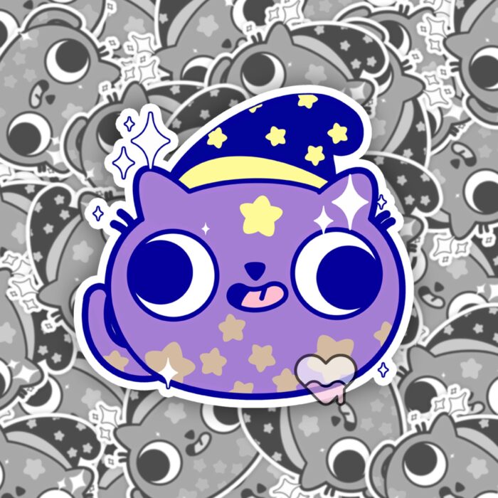 Magical Derpy Kitty Sticker
