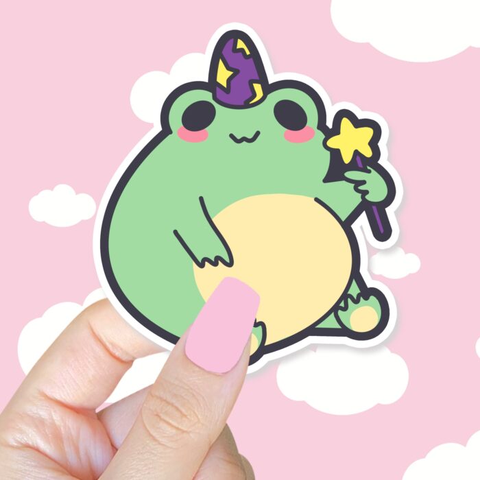 Magical Frog Boy Sticker