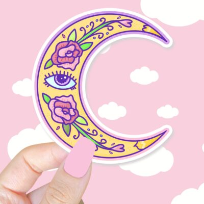 Mystical Moon Sticker