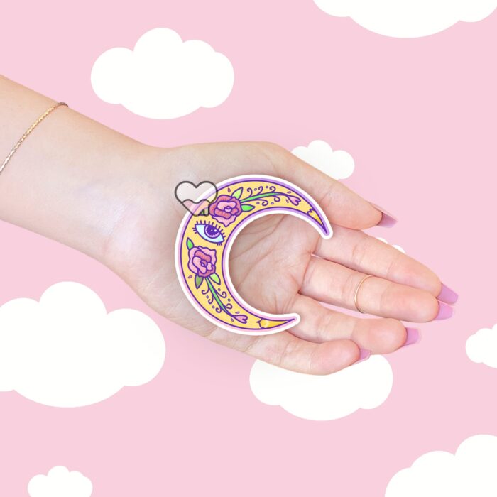 Mystical Moon Sticker