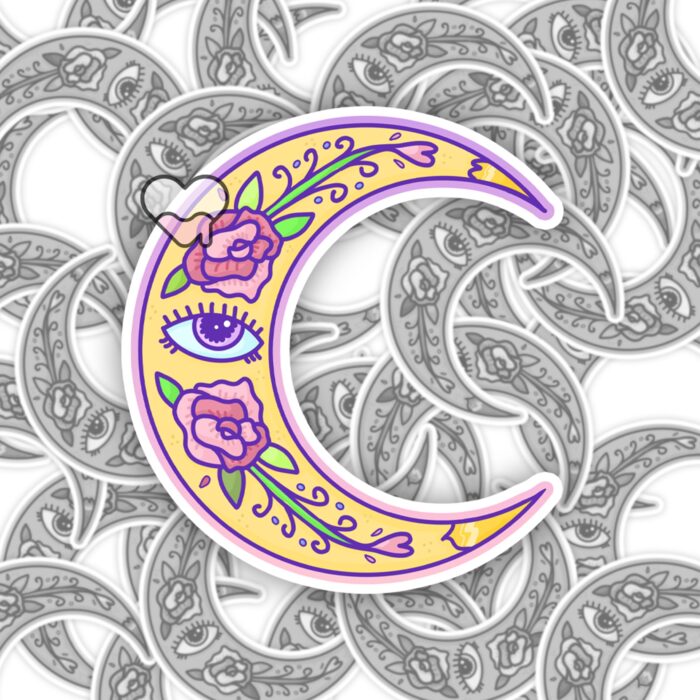 Mystical Moon Sticker