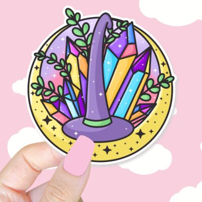 Mystical Witches Hat Sticker