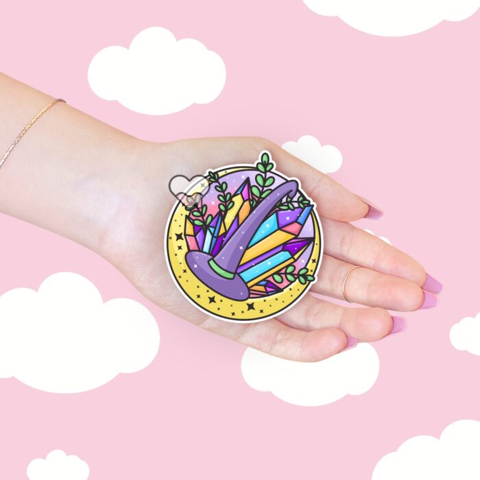 Mystical Witches Hat Sticker