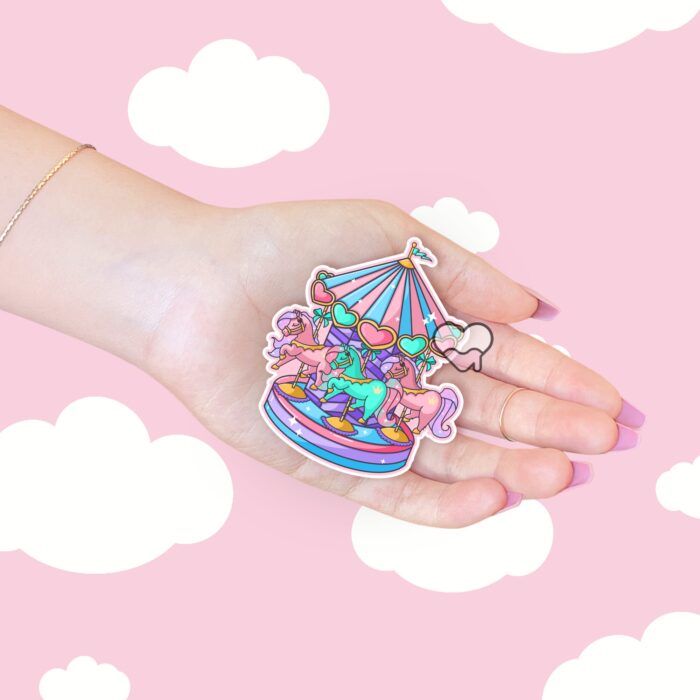 Pastel Carousel Sticker