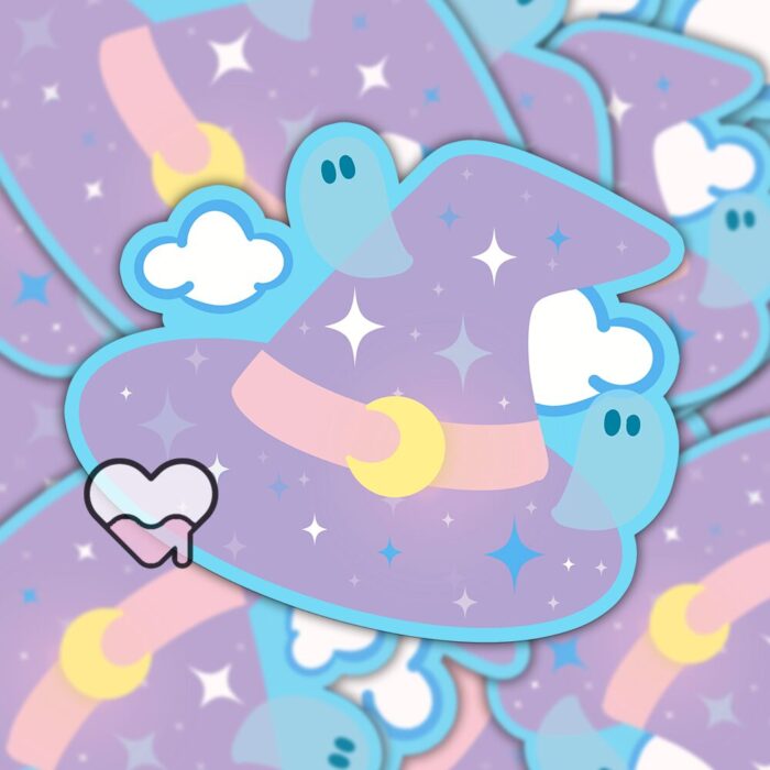 Pastel Witches Hat Sticker