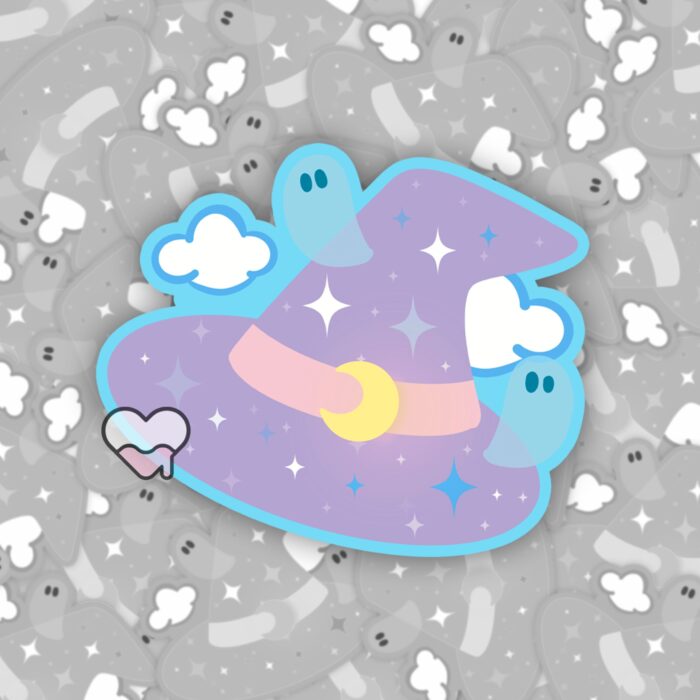Pastel Witches Hat Sticker