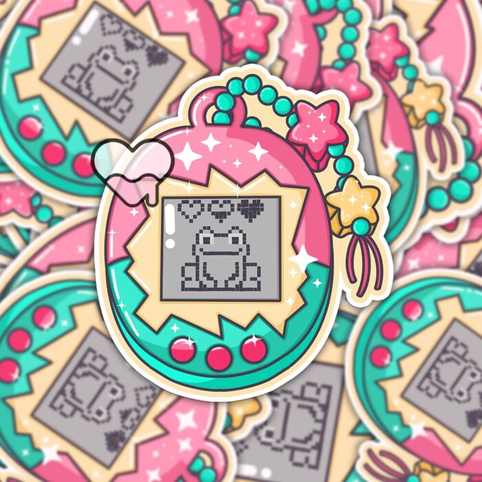 Pet Frog Game Sticker