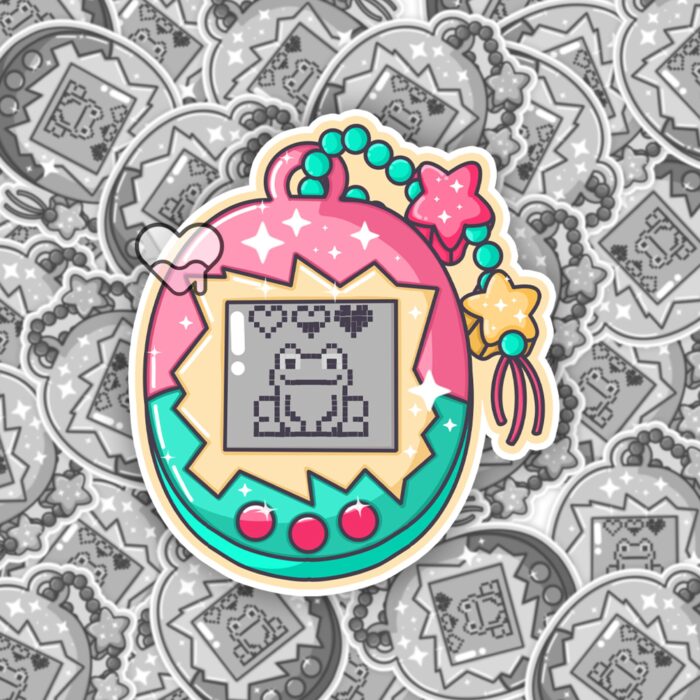Pet Frog Game Sticker