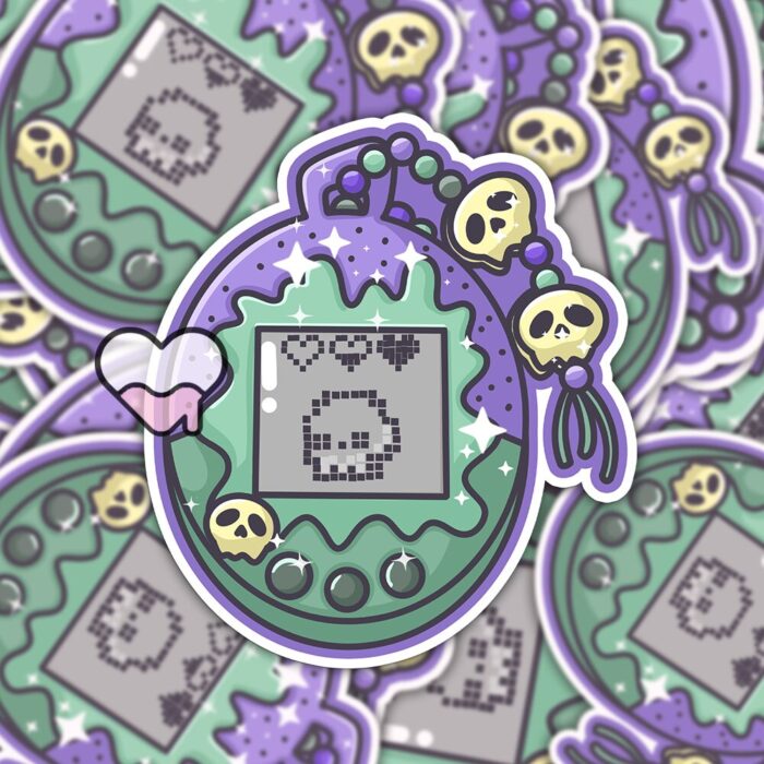 Pet Skull Game Sticker
