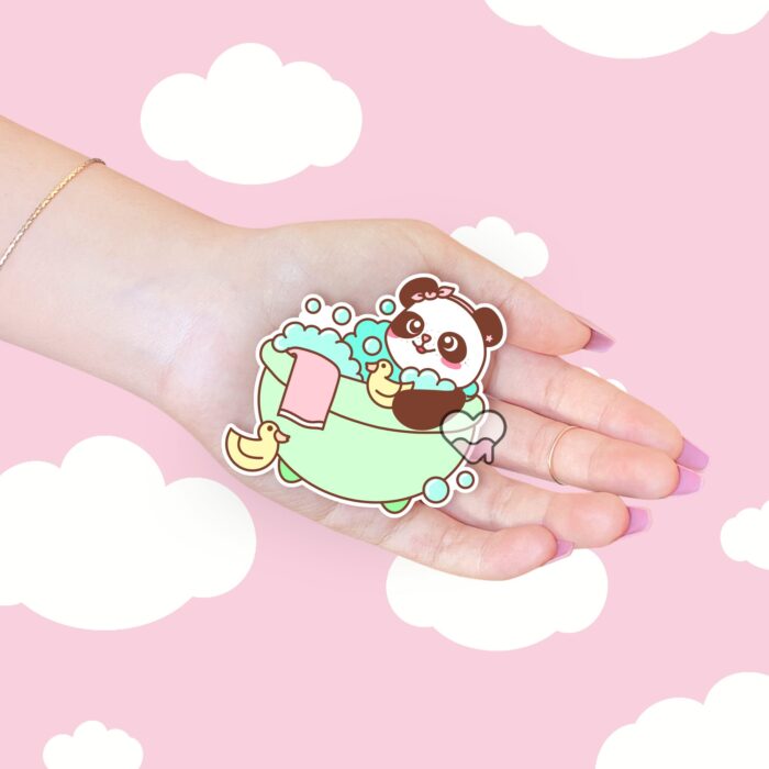 Petal The Panda Pamper Yourself Sticker