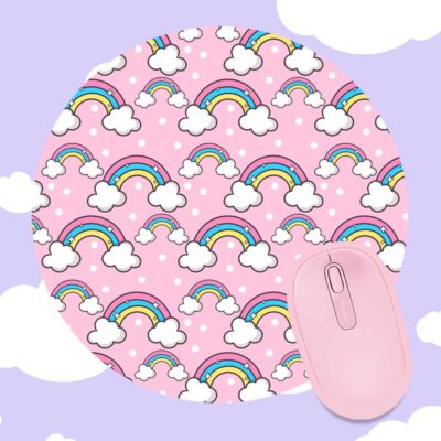 Pink Rainbows Mousepad