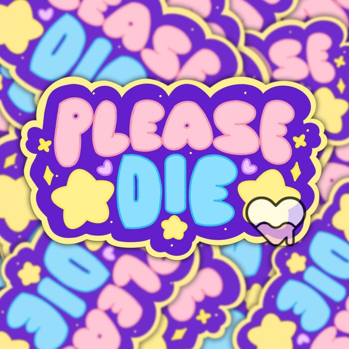 Please Die Sticker
