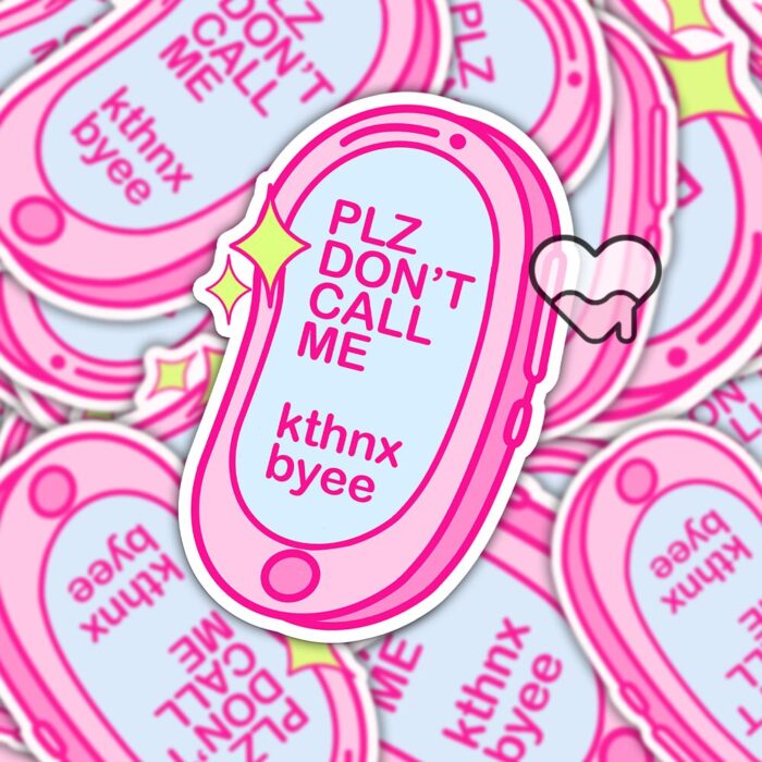 Please Dont Call Me Pink Sticker