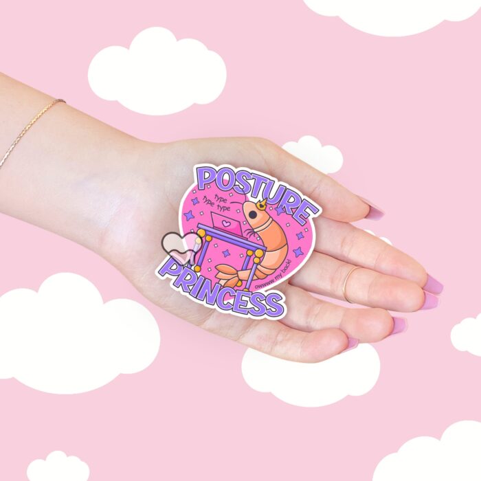 Posture Princess Sticker