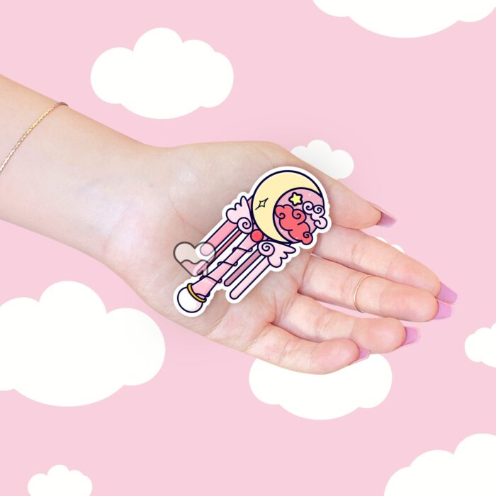 Pretty Pink Magical Wand Sticker