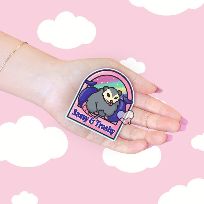 Sassy And Trashy Sticker