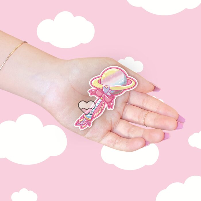 Saturn Wand Sticker