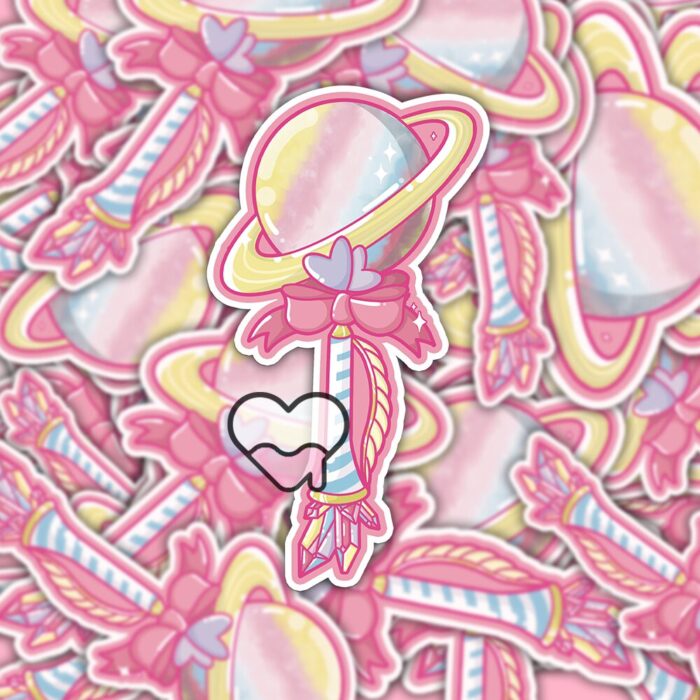 Saturn Wand Sticker