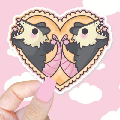 Scream Together Possums Sticker