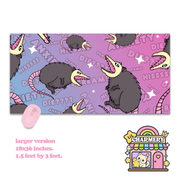 Screaming Possum Deskmat
