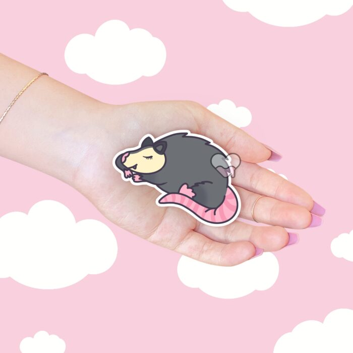 Sleeping Possum Sticker