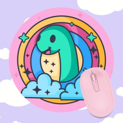 Smiling Nessie Mousepad