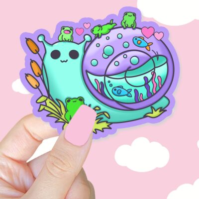 Snail Friend Sticker