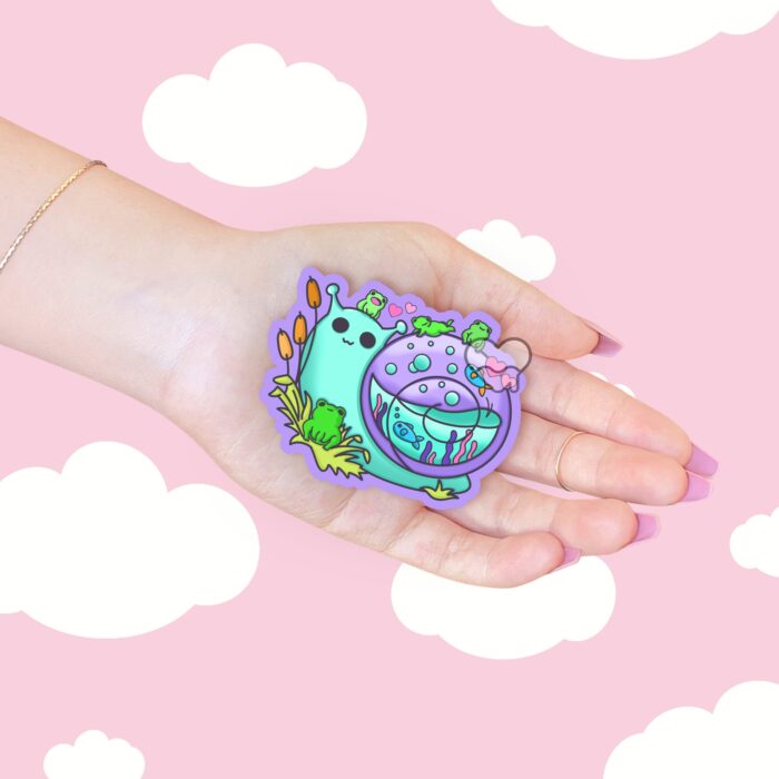 Snail Friend Sticker