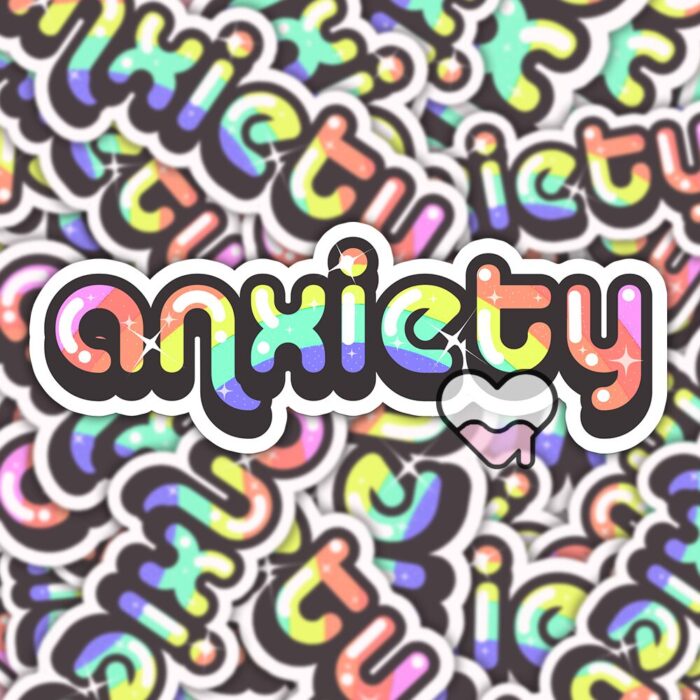 Sparkle Anxiety Sticker