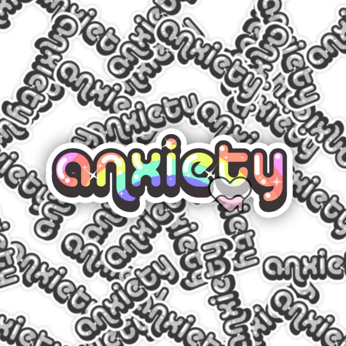 Sparkle Anxiety Sticker