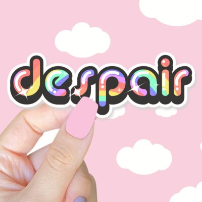 Sparkle Despair Sticker
