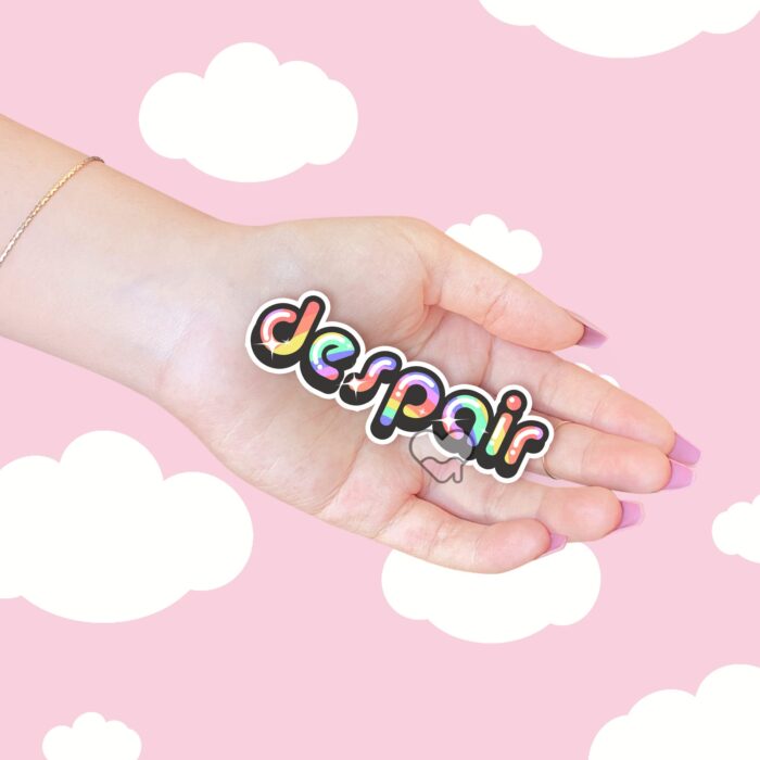 Sparkle Despair Sticker