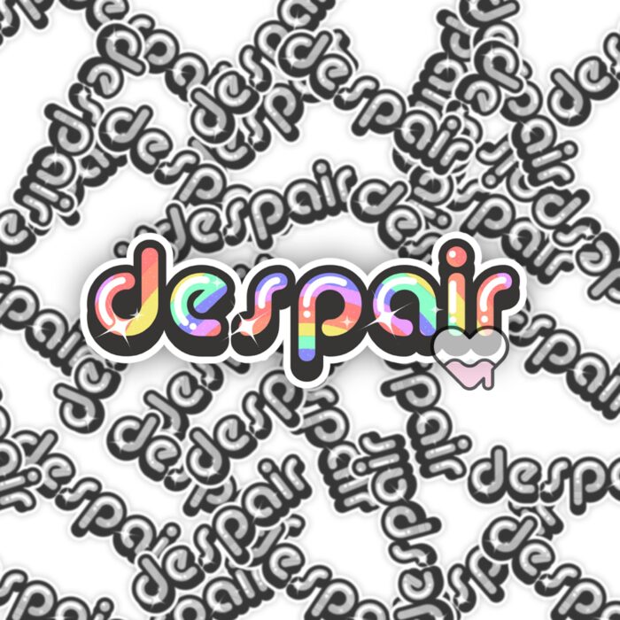 Sparkle Despair Sticker