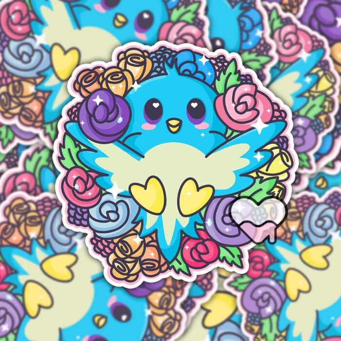Spring Bluebird Sticker