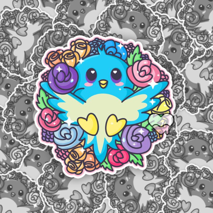 Spring Bluebird Sticker