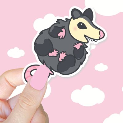 Squishy Possum Baby Sticker