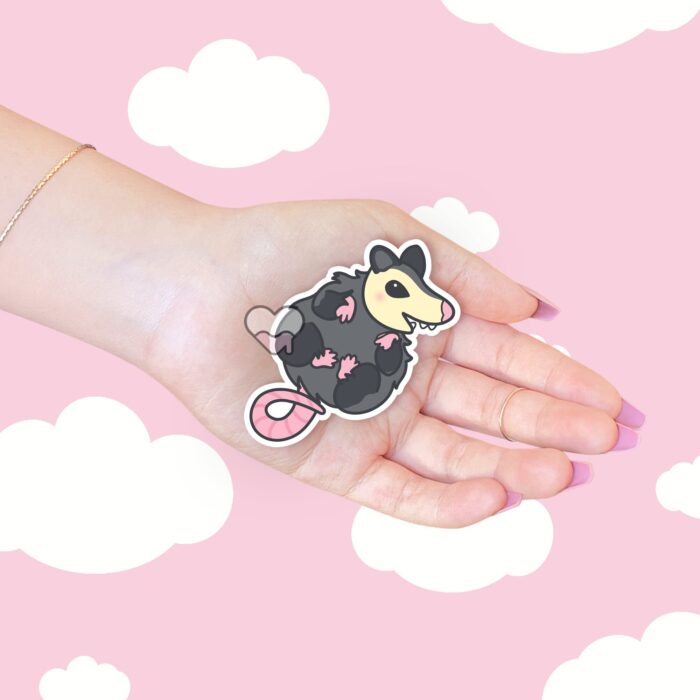 Squishy Possum Baby Sticker