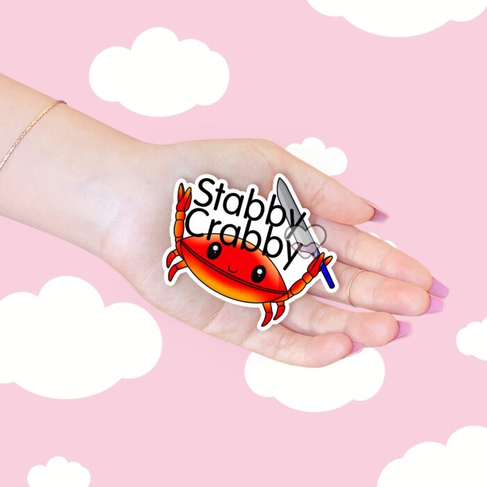 Stabby Crabby Sticker