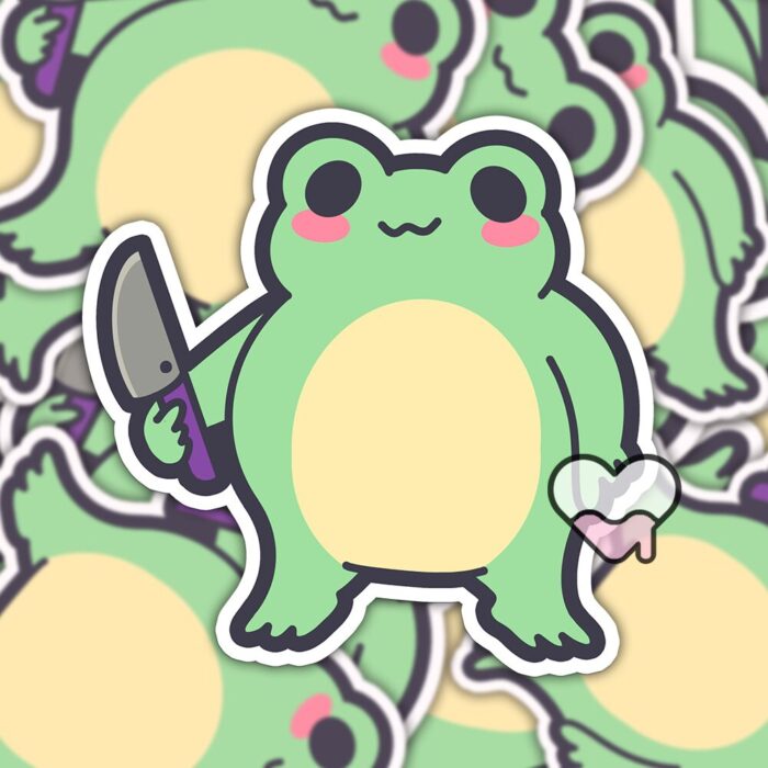 Sus Frog Boy Sticker