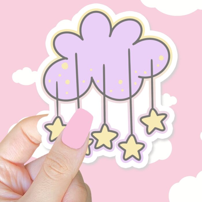 Sweet Lavender Cloud Sticker