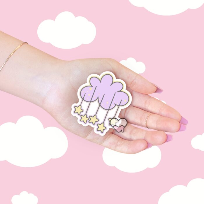 Sweet Lavender Cloud Sticker