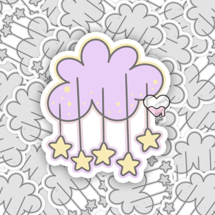 Sweet Lavender Cloud Sticker