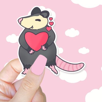 Sweet Possum Love Sticker