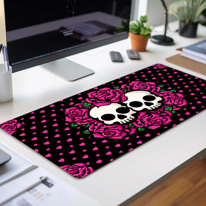 Together In Death Pink Deskmat