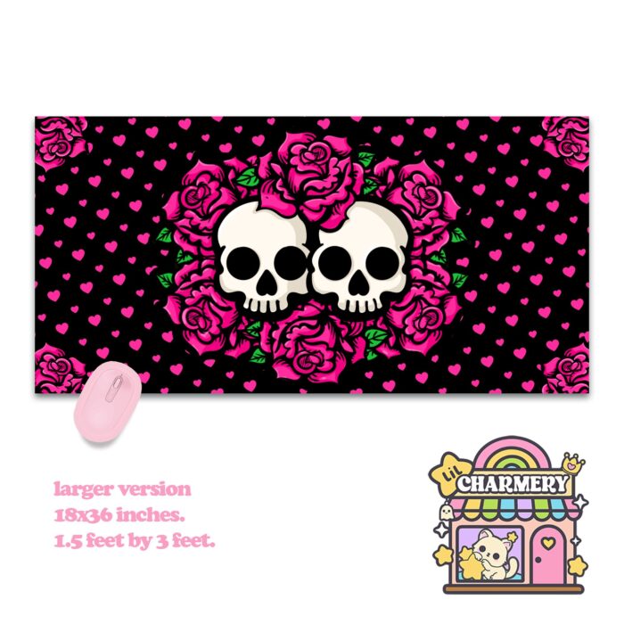Together In Death Pink Deskmat