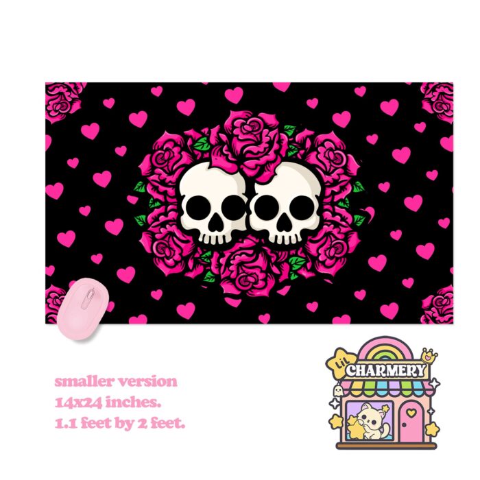 Together In Death Pink Deskmat